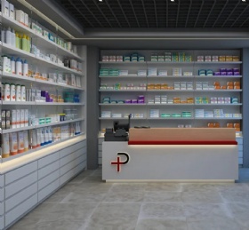 pharmacy Display Showcase